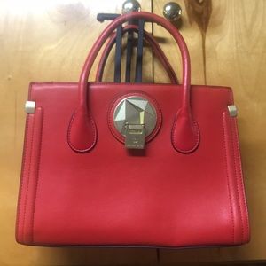 Celine Dion Octave Leather Satchel